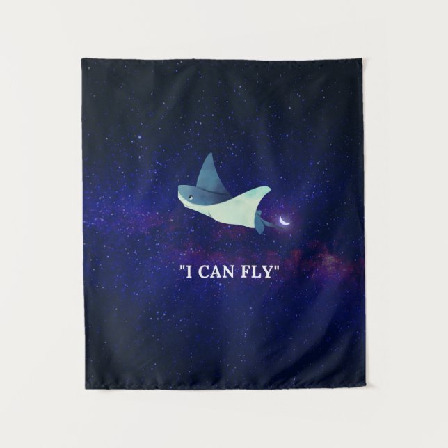 Flying Stingray Tapestry (Front)