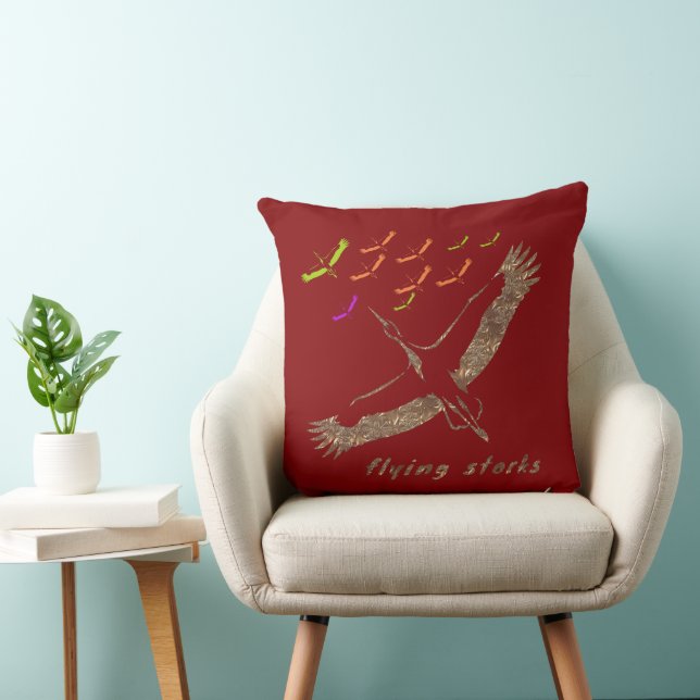 flying stork cushion (Chair)
