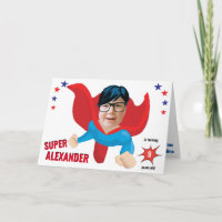 Flying Superhero Boy Tremendous Fun Birthday Gift