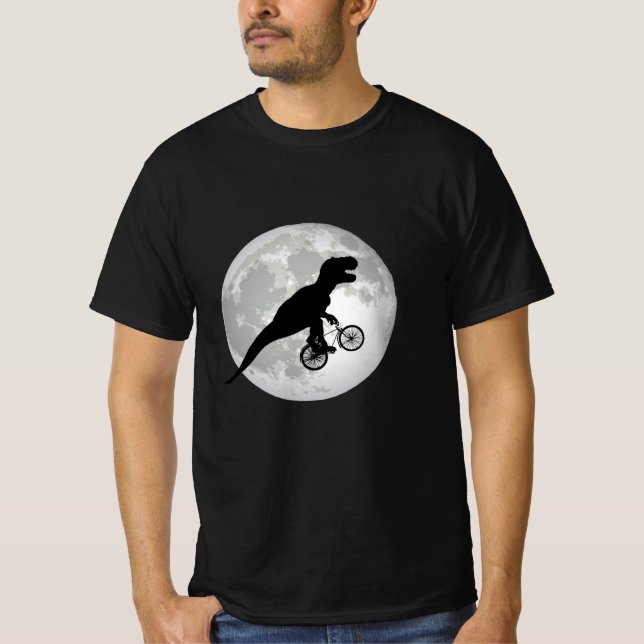 FLYING T-REX CYCLIST T-Shirt (Front)