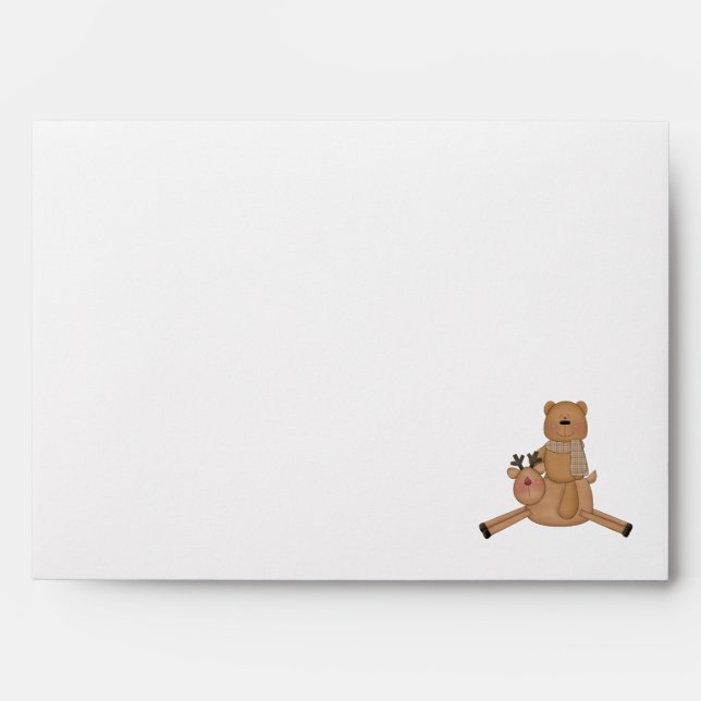 flying teddy bear envelope (Front)