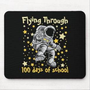 Flying Through 100 Days of School 100th Day Astron Mouse Pad