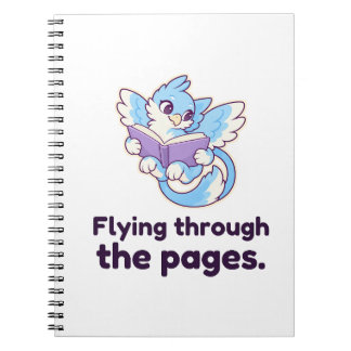 Flying Through the Pages Cosy Fantasy Notebook