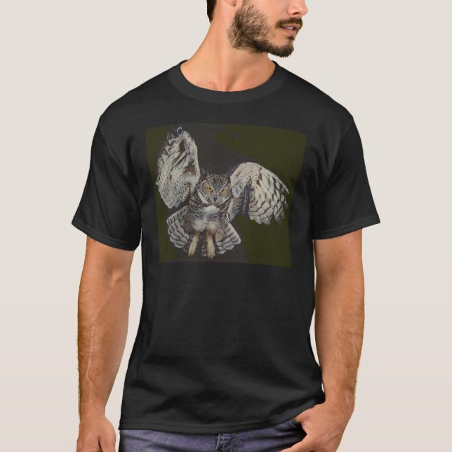 Flying Tiger Owl T-Shirt (Front)