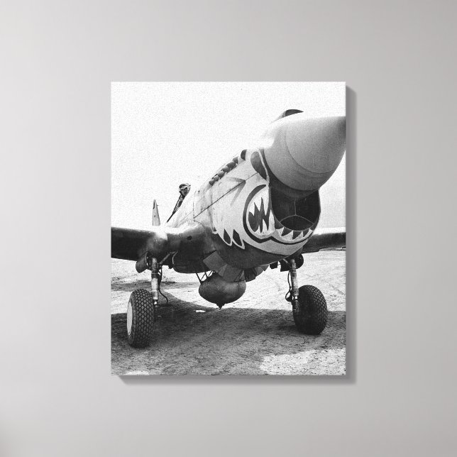 Flying Tigers P-40 Warhawk, 1941 Canvas Print (Front)