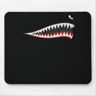 Flying Tigers Shark Mouth - Gifts For Shark Lover Mouse Pad