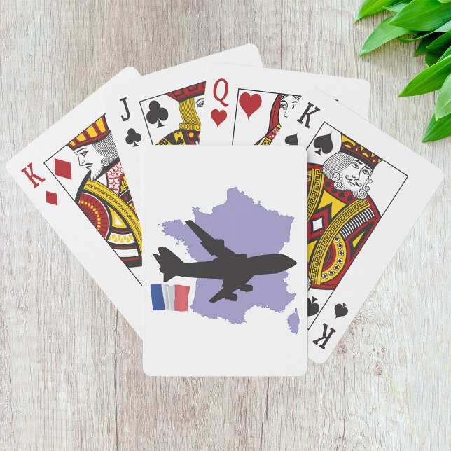 Flying To France Playing Cards (Creator Uploaded)