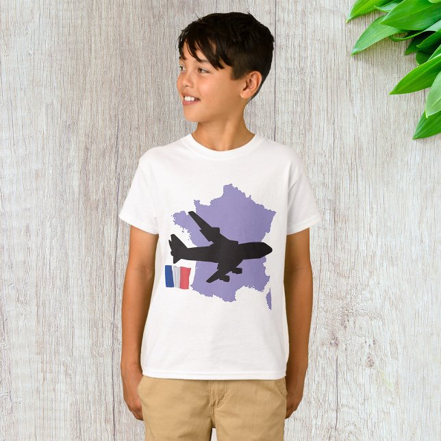 Flying To France T-Shirt (Creator Uploaded)