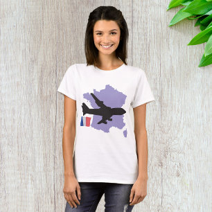 Flying To France T-Shirt