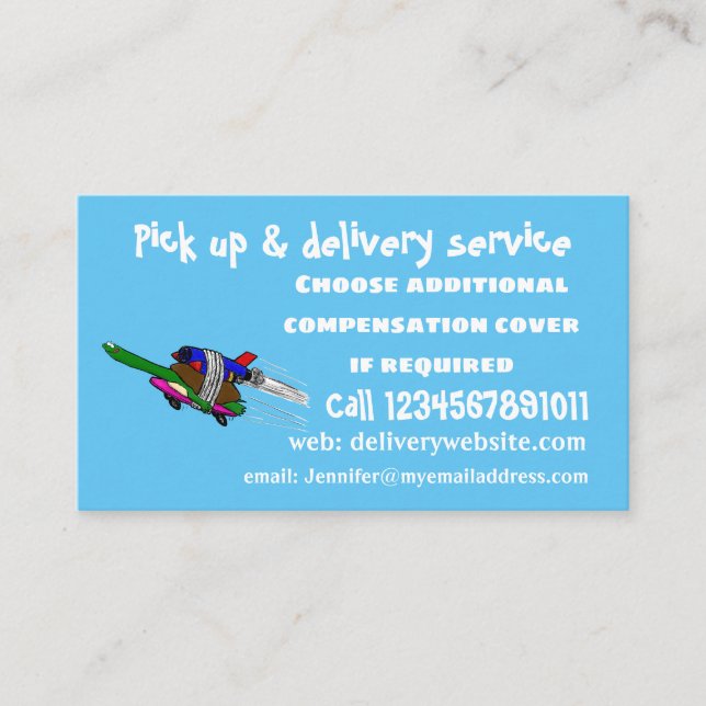 Flying tortoise business card (Front)