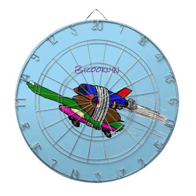 Flying tortoise dartboard (Front)