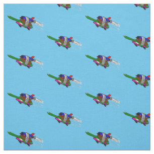 Flying tortoise fabric