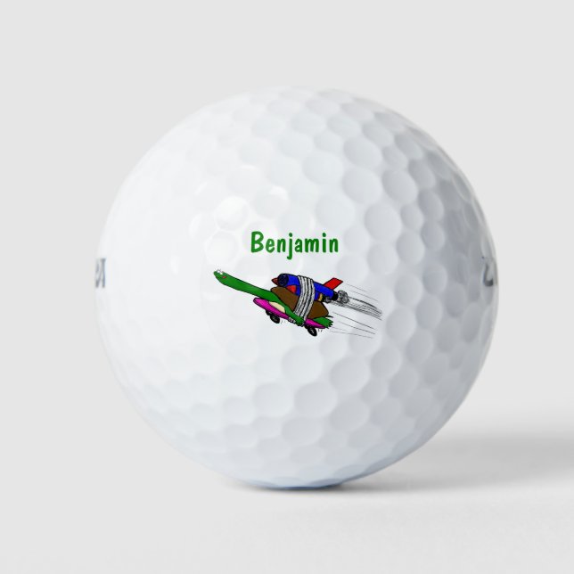 Flying tortoise golf balls (Front)