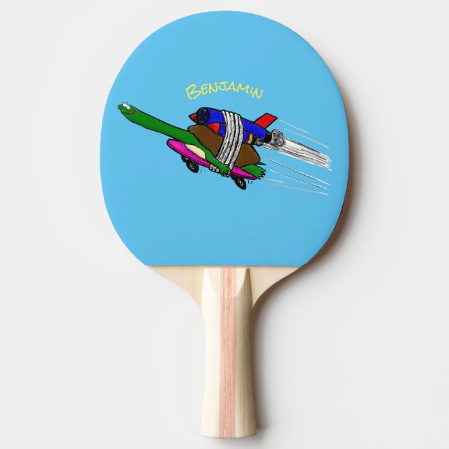 Flying tortoise ping pong paddle (Front)