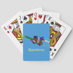 Flying tortoise playing cards
