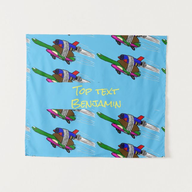 Flying tortoise tapestry (Front (Horizontal))