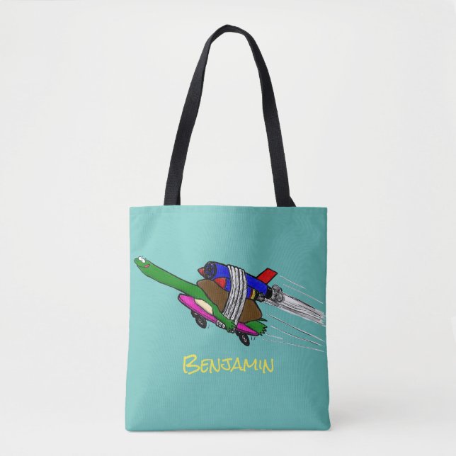 Flying tortoise tote bag (Front)