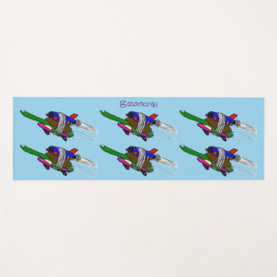 Flying tortoise yoga mat