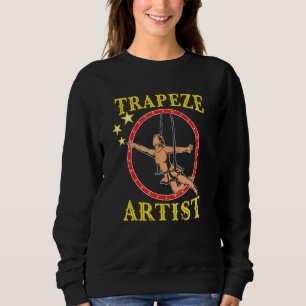 Flying Trapeze Artist Aerial Silk Performing Arts Sweatshirt