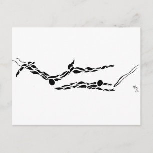 Flying Trapeze Flying Leap Postcard