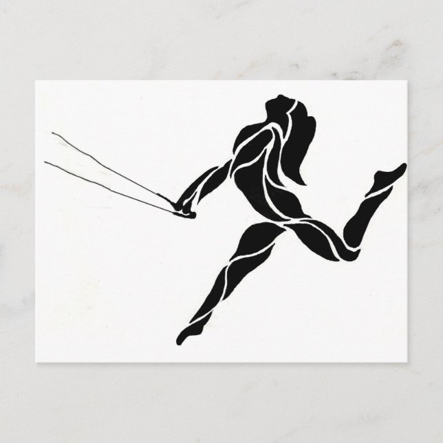 Flying Trapeze Style Postcard (Front)
