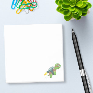 Flying Turtle with a Jetpack Post-it Notes