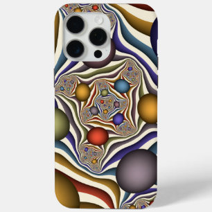 Flying Up Colourful Modern Abstract Fractal Art iPhone 15 Pro Max Case