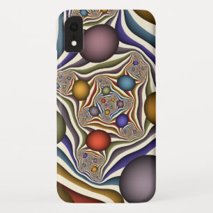 Flying Up, Colourful, Modern, Abstract Fractal Art Case-Mate iPhone Case