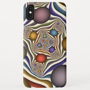 Flying Up, Colourful, Modern, Abstract Fractal Art Case-Mate iPhone Case