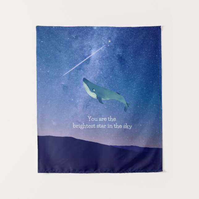 Flying Whale Tapestry (Front)