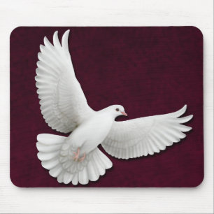 Flying White Dove Customisable Mousepad