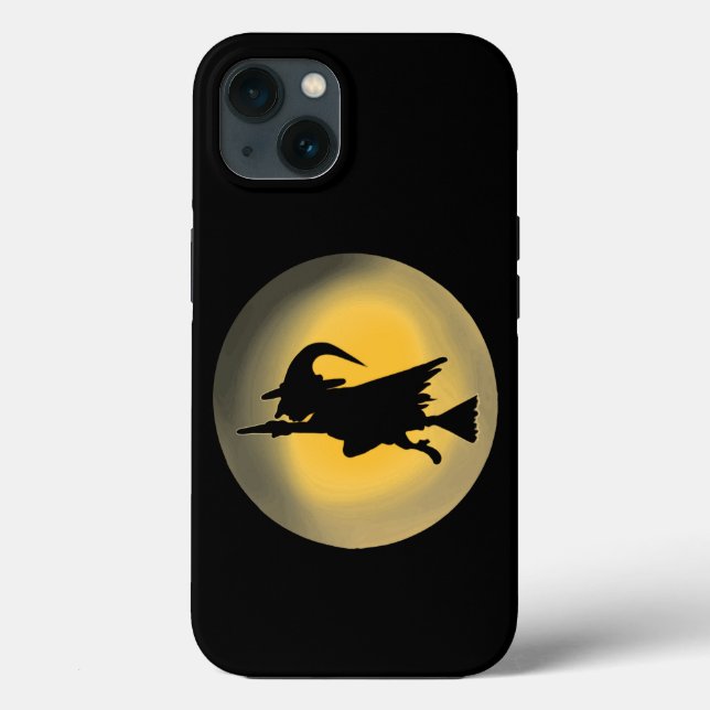 Flying Wicked Witch Silhouette Case-Mate iPhone Case (Back)
