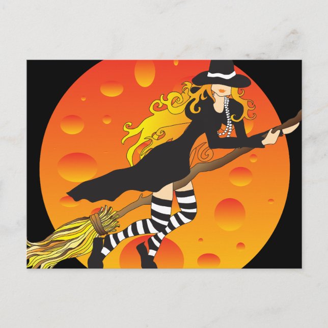 flying witch_2 postcard (Front)