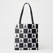 Flying Witch Black & White Chequered