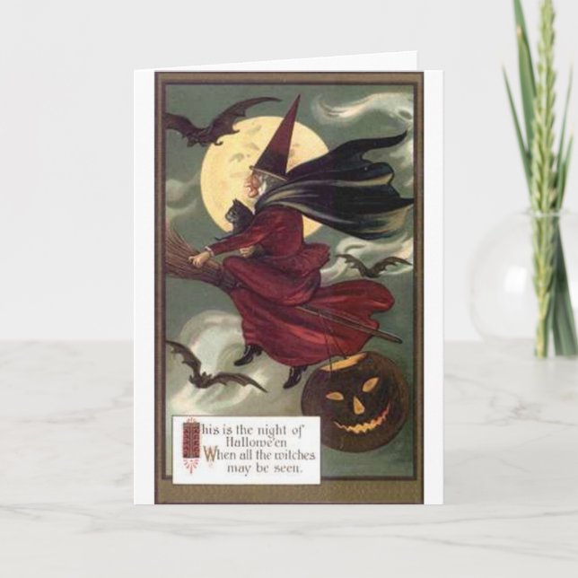 Flying Witch Card (Front)