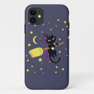 Flying Witch Cat iPhone 11 Case