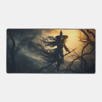 Flying Witch Desk Mat
