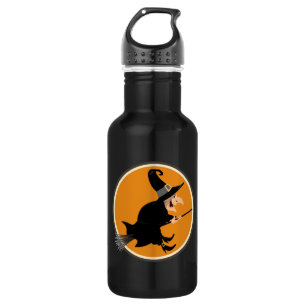 Flying Witch Halloween 532 Ml Water Bottle