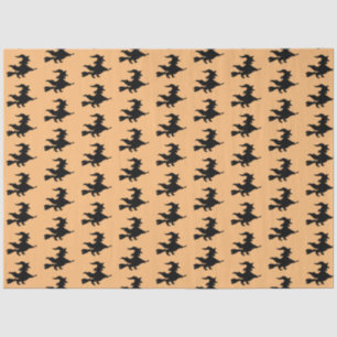 Flying Witch Halloween Tissue Paper