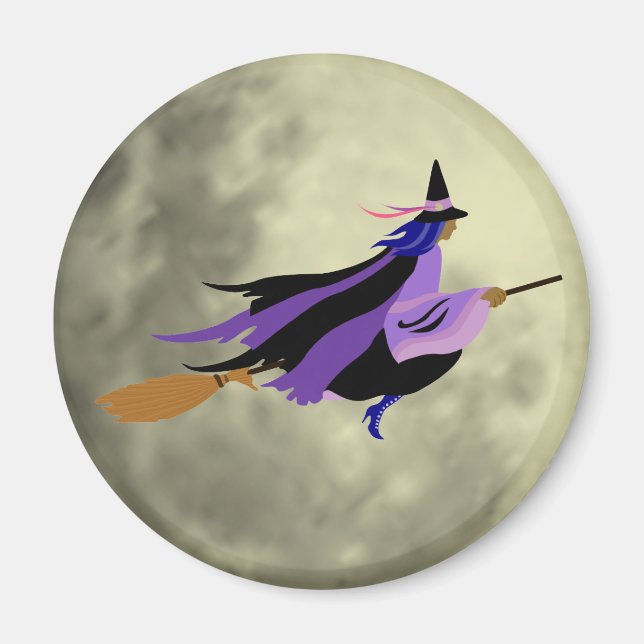 Flying Witch Magnet (Front)
