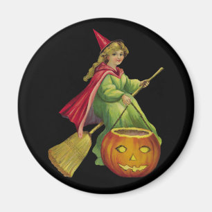 Flying Witch Magnet