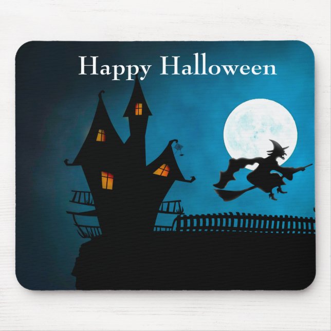 Flying Witch Mouse Pad (Front)