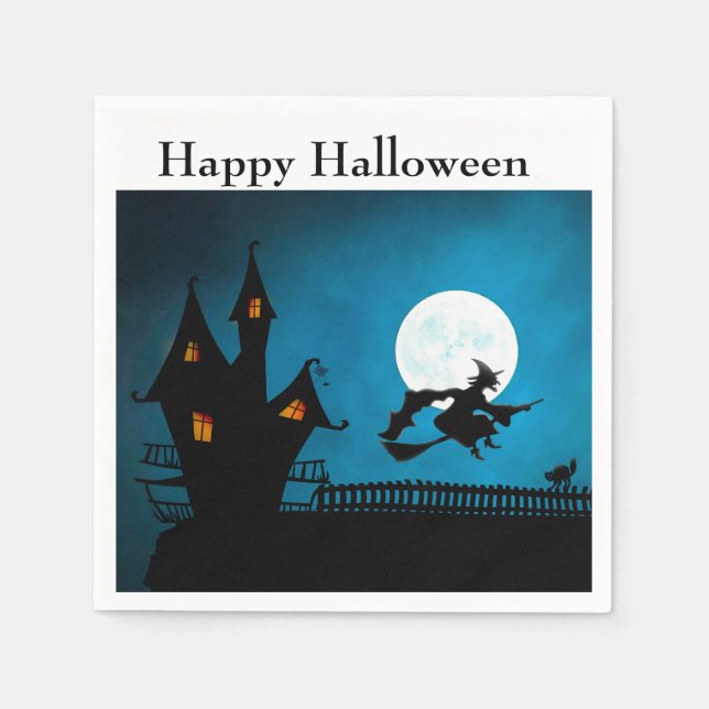 Flying Witch Napkin (Front)