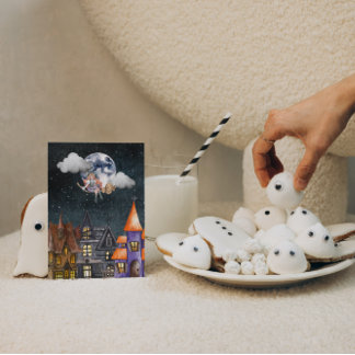 Flying Witch Postcrossing Postcard