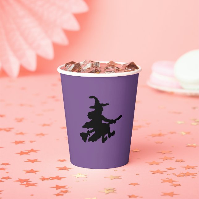 Flying Witch - Purple Paper Cups (Insitu)