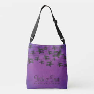 Flying witch string crossbody bag