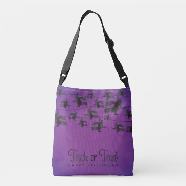 Flying witch string crossbody bag (Back)
