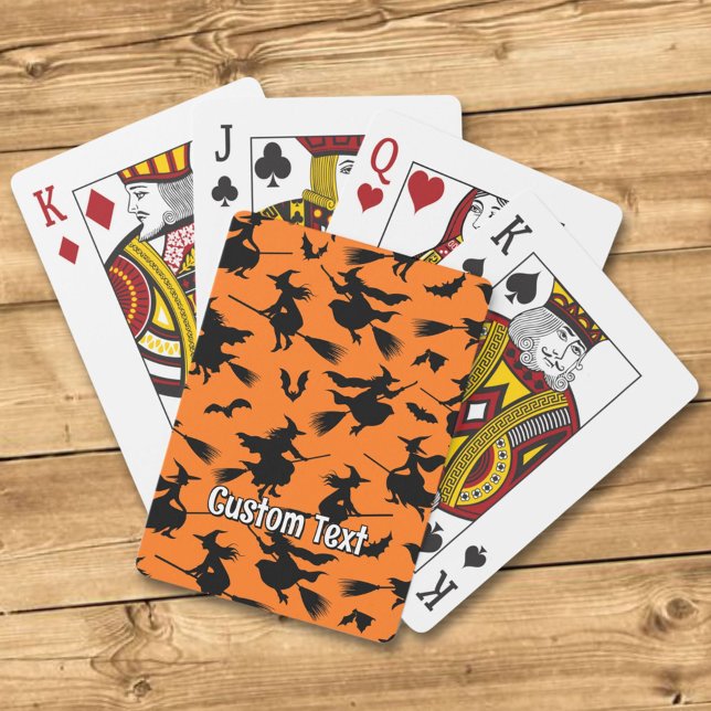 Flying Witches Pattern Playing Cards (Creator Uploaded)