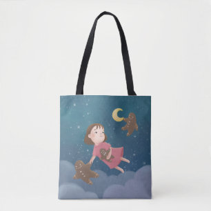 Flying with Gingerbread Cookies Dream Tote Bag