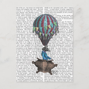 Flying Zebra Postcard